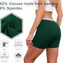 LALESTE Viscose Bamboo Boxer Briefs for Women Cotton Boy Shorts Underwear Soft Stretch Boyshorts Panties 5 Pack (XXL)
