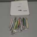 Meanplan Fish Pen Favors Gifts Cute Fishing Party Decorations Creative Glitter Ballpoint Pens for Adults Office Birthday Themed Party Decor(20 Pack)