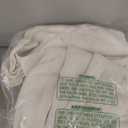 MIULEE Natural White Linen Curtains 84 Inch Long for Bedroom Living Room, Soft Thick Linen Textured Window Drapes Semi Sheer Light Filtering Rod Pocket Back Tab Neutral Farmhouse Cream Ivory 2 Panels