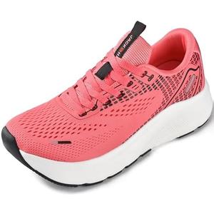JACKSHIBO Wide Toe Box Shoes Women Arch Support Wide Sneakers for Running Walking Athletic Tennis Orthopedic Plantar Fasciitis Workout with Thick Cushion Zero Drop Sole Width Shoes Size W40