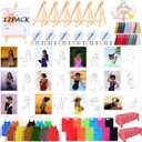 intonly 12Sets Sip and Paint Kit for Adults Girls Night, Pre Drawn Canvas to Paint for Adults, Pre Stretch Painting Kits for Adults (Whole Set)