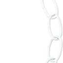 Koch No. 10 Diameter 10-Feet Decorative Chain, White, up to 45 Pound Weight Limit, Made for Securing Gates and Fences, A19311
