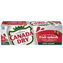 Canada Dry Zero Sugar Cherry Gingerale Fruit Splash 12oz, Pack of 12 (EXP 08/16/25)