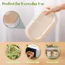 [100% Eco-Friendly] 34 oz Disposable Food Containers with Lids Sugarcane Pulp Take Out Containers, Biodegradable Lunch Box, Compostable and Microwave Safe To-Go Boxes for Meal Prep Pack of 50