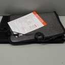 Under Desk Heater with Heated Floor Mat - Personal Portable Space Heaters Indoor - Foot Warmer with 12H Timer & 8 Heat Levels - Foot Control, for Home Bedroom Office (Black)