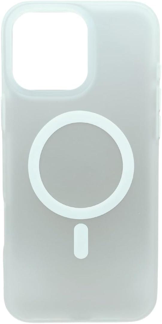 MOCCA Strong Magnetic for iPhone 16 Pro Phone Case, [Compatible with Magsafe][16FT Mil-Grade Drop Protection] Slim Thin Translucent Matte Protective Cover Case for iPhone 16 Pro Case, Frosted White