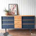 Serenity Silk All-in-One Mineral Chalk Paint for Furniture, Home Decor, Cabinets and DIY Crafts - Built-in Topcoat - (16oz, Blue Heron)