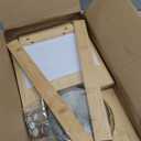 HTB Elevated Dog Bowls,Raised Dog Bowl Stand with 2 Stainless Steel Bowls,Elevated Raised Dog Bowls for Large Medium Small Sized Dogs (large-10"tall,48 Oz bowl, Bamboo)