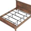 Bed Frame Support System - 5 Cross Rails and 10 Adjustable Legs,Universal Strong Center Support Beams for Full, Queen and King,California King Metal/Wood/Upholstered Bed