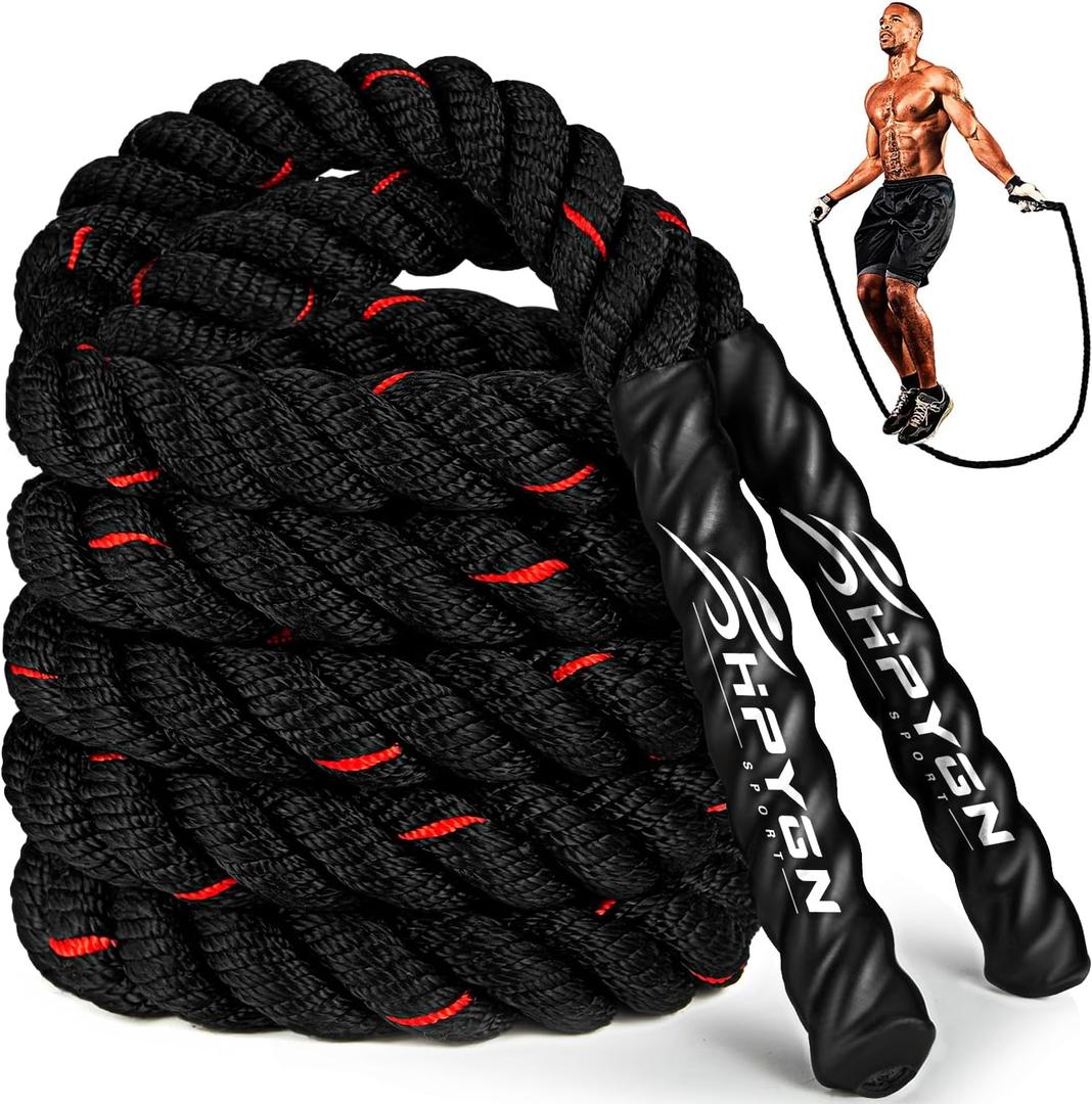 HPYGN Jump Rope, Weighted Jump Rope for Men women, 2.8lb 3.8lb 5lb Heavy Skipping Rope for Exercise, Adult Jumpropes for Home Workout, Improve Strength and Building Muscle,Total Body Workout Equipment HPYGN Jump Rope, Weighted Jump Rope for Men women, 2.8lb 3.8lb 5lb Heavy Skipping Rope for Exercise, Adult Jumpropes for Home Workout, Improve Strength and Building Muscle,Total Body Workout Equipment