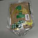 St. Patricks Day First Birthday Highchair Banner Cake Topper Set - Green Gold Irish The Lucky One Photo Prop Backdrop,Lucky One 1st Birthday Decorations (Lucky 1 Set)