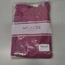 Missufe Women's Summer Boat Neck Short Sleeve Cut Out Knit Bodycon Casual Dress (Purple, L)