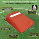 2025 Upgraded Portable Pitching Mound for Baseball, Pitchers Mound Baseball with High Density EVA Bottom and Antifade Turf, 42 x 34 x 5 Inch Youth Pitching Mound