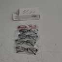 IVNUOYI 5 Pack Reading Glasses Blue Light Blocking,Fashion Ladies Spring Hinge Readers with Pattern Print,Anti Glare UV Eyeglasses for Women 1.5