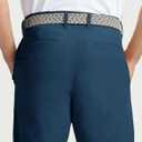 Rouen Golf Pants Men 8 Pockets Water Resistant Flat Front - 30"/32"/34" Chino Dress Pants Lightweight Stretch Casual Trousers (40W x 32L, Blue Indigo)