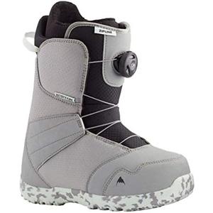 Burton Zipline BOA Kids Snowboard Boots Size 5 Gray/Neo-Mint