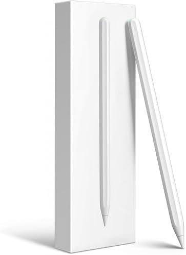 Gnanlen iPad Pencil 2nd Generation Magnetic Wireless Fast Charging, Same as Apple Pencil 2nd Gen, Stylus Pen Work for iPad Pro 11in 1/2/3/4, iPad Pro 12.9in 3/4/5/6, iPad Air 4/5, iPad mini 6, White, missing parts