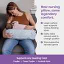 Boppy Nursing Pillow, Bare Naked - Larger, More Supportive Pillow for Breastfeeding and Bottle Feeding with Higher Lift; Baby Safety Alliance Verified