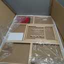 Sancallie 1500 Pieces Jigsaw Board with Drawers & Bracket Set/Wooden Tilting Puzzle Board Kit with 6 Sorting Trays Gray Felt Mat Cover - with Puzzle Board for Storing Jigsaw Puzzles
