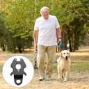 Reginary 2 Pcs Frog Clip Dog Leash Clip for Linking Quick Release Black Pet Collar Clasp Frog Cable Dog Leash Buckle Chain Replacement Clasp