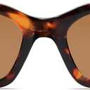 SOJOS Polarized Sunglasses Womens Mens Retro Rectangle Sun Glasses Trendy Hexagonal Frame 80s 90s Shades SJ2324