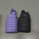 Collapsible Water Bottles Travel water bottle Sports Portable Sport Water Bottle Reusable Water Bottles comes with mountaineering Buckle 500ml silicone Water-proof camping water bottle