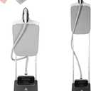 1500W Standing Clothes Steamer with Adjustable Ironing Board, 90 Min Steam Time, 8 Steam Levels, 2.5L Tank - Professional Garment Steamer