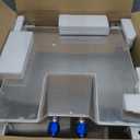 10 Gallon Fuel Cell Polished with Cap Level Sender 6AN 12FT CPE Fuel Line Kit Silver Aluminum