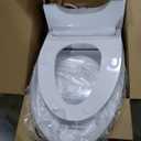 TOTO WASHLET S5 Electronic Bidet Toilet Seat with Instantaneous Water Heating, PREMIST and EWATER+ Wand Cleaning, Elongated, Cotton White - SW3446#01