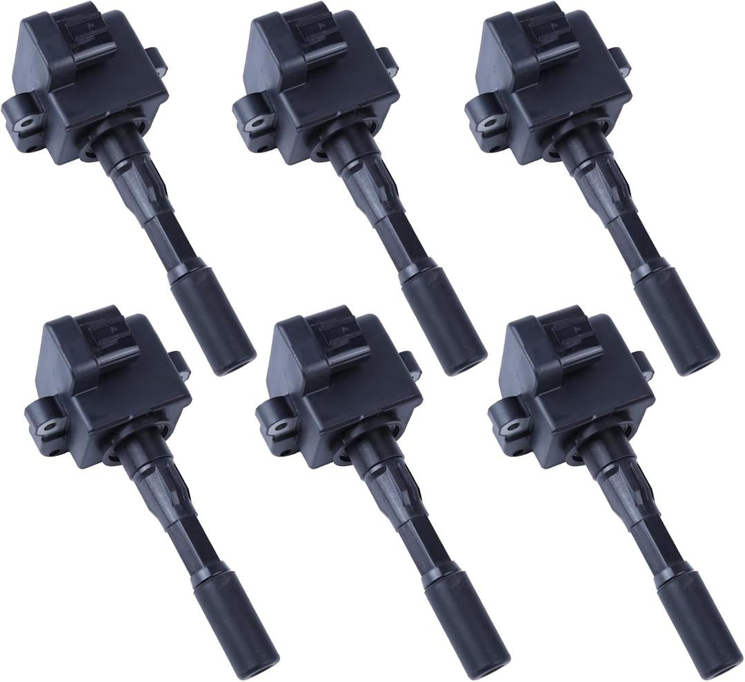 6Pcs Ignition Coils Compatible with Acura RL 1996-2004, TL 1996-1998, NSX 1995-2005 V6 3.0L 3.2L 3.5L Replacement for UF-238 30520P5GA01 30520PR7A32 30520PR7A33 30521PR7A32 30521PR7A33