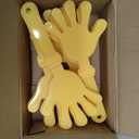 12 Pcs Hand Clappers Noisemakers 7.5 Inch Clappers Noisemakers Plastic Hand Clappers for Birthdays Game Football Sporting Events Cheers Supplies Dance Basketball Football Noisemakers(Yellow)