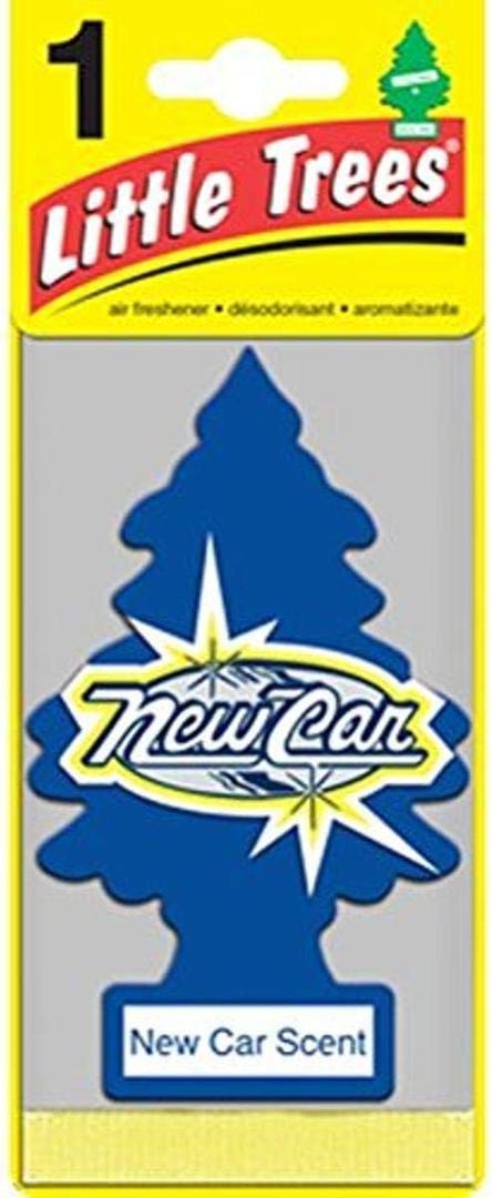 LITTLE TREES Car Air Freshener | Hanging Paper Tree for Home or Car | New Car Scent | 6 Pack