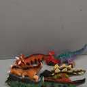 6 Piece Jumbo Dinosaur Toys for Kids 3-5, Soft Dinosaurs with Sound, Perfect Party Favors for Kids' Birthdays