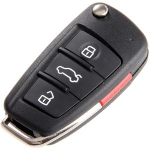 Keyless Entry Remote Key Fob A3 A4 A6 A8 TT Q7 S6, 4 Button Entry Remote Control Replacement for MYT8Z0837231, 4D0837231E, 4D0837231P 
