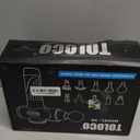 TOLOCO Massage Gun, Upgrade Deep Tissue Back Massager with 10 Replacement Heads, Percussion Massage Guns for Athletes for Pain Relief, Super Quiet Electric Massager for Christmas Gift, Carbon