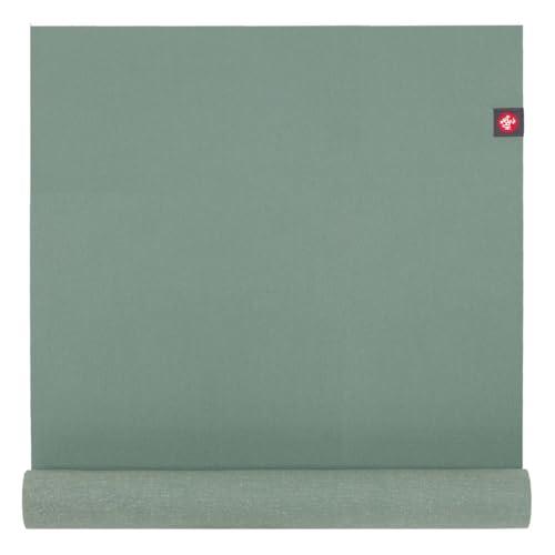 Manduka eKO Superlite Yoga Mat for Travel - Lightweight, Easy to Roll and Fold, Durable, Non Slip Grip, 1.5mm Thick, Leaf Green, 71" x 24"