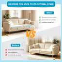 Upholstery Foam 22"x24" – 6“ Thick Couch Cushion Replacement, Cut to Size | Supportive Soft Sofa Cushion Inserts for Chair, RV, Boat, DIY. High Density Foam Seat Replacement, Gel Memory Foam Padding