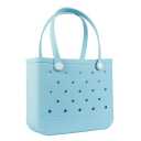 Lightweight Extra large Rubber Beach Bag Small mini Tote Bag for Gym Waterproof medium Open Handbag for Pool Sports