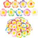 ATTGREAT Artificial Plumeria Flowers Bulk 9 Colors Small Fake Flower Heads Foam Frangipani Petals Floral Craft for Hair Wreath Leis Hat Home Wedding Hawaiian Luau Aloha Party Decoration
