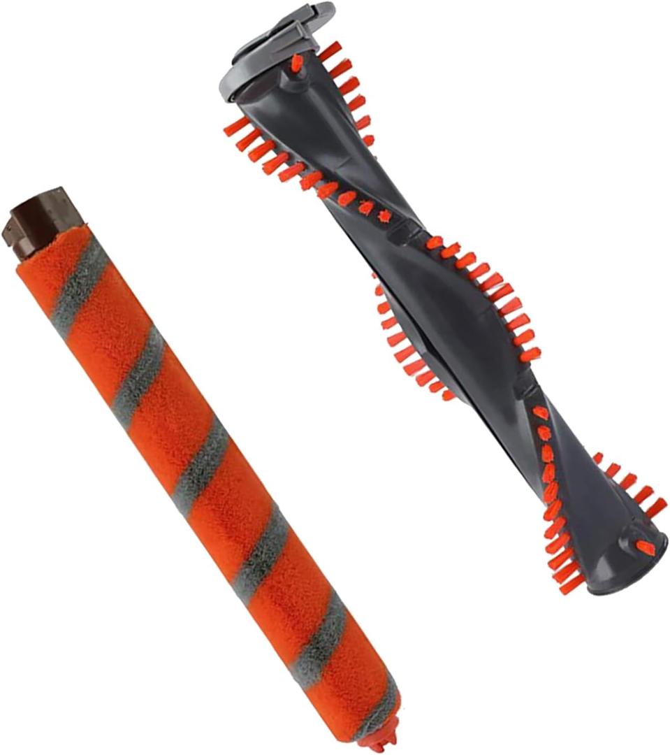 Vacuum Cleaner Main Brush Replacement for Shark HV380 HV381 HV384 NV200 NV202 NV800 NV801 Parts Accessories Roll Brush, 1 Set