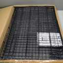 Amazon Basics Durable, Foldable Metal Wire Dog Crate with Tray, Single Door, 30 x 19 x 21 in, Black (30.0"L x 19.0"W x 21.0"H)