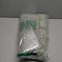 H.VERSAILTEX Sage Bathroom Rugs, Bath Mat Set of 2 Extra Thick Chenille Striped Pattern Shaggy Bath Rugs for Bath Room, Non Skid Bath Mats for Bathroom Floor (32 x 20 Plus 24 x 17 - Inches)