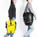 23L Rhinowalk Bike Bag Waterproof Bike Pannier Bag for Bicycle Cargo Rack Saddle Bag Shoulder Bag Laptop Pannier Rack Bicycle Bag Professional Cycling Accessories