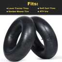 AR-PRO (2-PACK) 16x6.50-8, 16x7.50-8 Inner Tube TR-13 Straight Valve Stem for Mower/Tractor/Golf Cart/Garden Trailer and More
