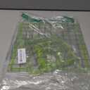 Quilting Rulers,4 Quilting Square Templates(3.5"X3.5", 5"X5", 6.5"X6.5", 10.5"X10.5"), Acrylic Fabric Cutting Ruler with Non-Slip Rings for Sewing (Light Green)