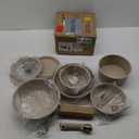 CAROTE Pots and Pans Set Non Stick, Cookware Sets, 19pcs Kitchen Set, Oven/Fridge Safe, Space Saving Pots Set, Nonstick Set with Versatile Removable/Detachable Handle, Induction RV Set, Purple