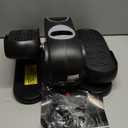 MERACH Under Desk Elliptical Machine, Leg Exerciser While Sitting for Seniors with Remote Control & 12-Speeds, Quiet Portable Electric Seated Pedal Exerciser Machine for Home Office