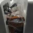 LuguLake Record Player Retro Turntable All in One Vintage Phonograph Nostalgic Gramophone for LP with Copper Horn, Built-in Speaker 3.5mm Aux-in/USB