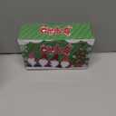 Christmas Gnome Ornaments, 4 Pack Christmas Tree Decorations Handmade Swedish Santa Gnomes Ornaments Lights Scandinavian Plush Elf Table Home Decor, Christmas Tree Hanging Decoration