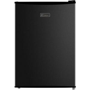 Emerson CR2700B-A Compact Refrigerator 2.7 Cu Ft, ENERGY STAR Mini Fridge with Adjustable Thermostat, Reversible Door, Glass Shelves, Manual Defrost, Black